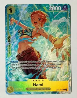 2026 Nami OP15-108 Promo ONE PIECE (Premium Card Collection Vol. 6) English Foil - Image 1