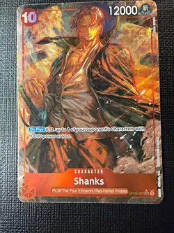 One Piece TCG Shanks OP06-007 Wings of the Captain SR Alt Art EN AKIRA EGAWA - Image 1