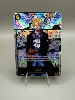 OP13-120 Sabo SEC Manga Rare Super Alternate Art One Piece Card Game English - Image 1