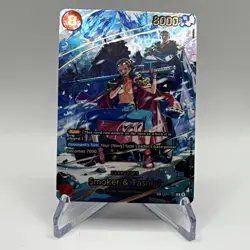 Bandai Smoker & Tashigi EB04-003 EB-04 SP Foil Character ENG One Piece Card Game - Image 1