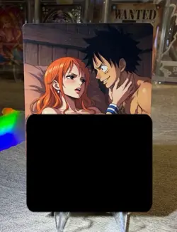 One Piece Anime Nami Custom Spicy Waifu Collectible Card Non-TCG - Image 1