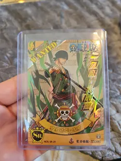 Roronoa Zoro SR NO5 SR-29 One Piece Anime Card Holo Foil - Image 1