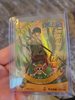Roronoa Zoro SR NO5 SR-29 One Piece Anime Card Holo Foil - Image 2
