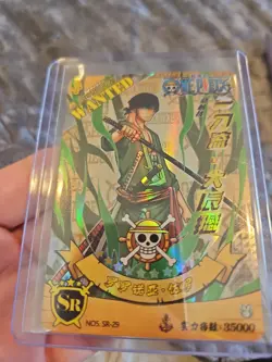Roronoa Zoro SR NO5 SR-29 One Piece Anime Card Holo Foil - Image 3