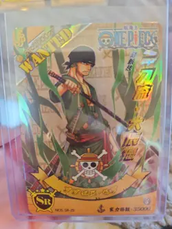 Roronoa Zoro SR NO5 SR-29 One Piece Anime Card Holo Foil - Image 5