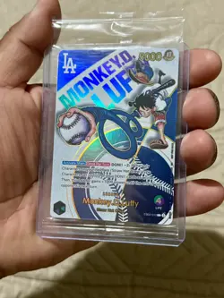 ONE PIECE x Dodgers Luffy Promo Card | Sealed | EB02-010 - Image 2