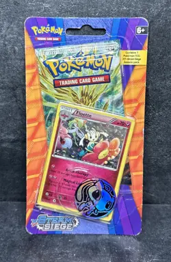 Pokemon XY Steam Siege Blister Card Pack with Floette Promo Mew Coin Nice - Image 1