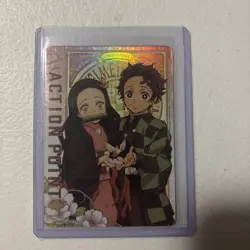 Union Arena Demon Slayer Nezuko Tanjiro Action Point Holo Foil - Image 1