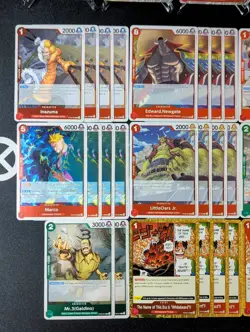 One Piece | Red / Green Luffy & Ace Deck Core (55 Cards) - Image 4