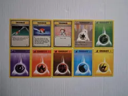 Base Set #2 Complete Common And Uncommon 90 Card Vtg Lot LP-MP - Image 3