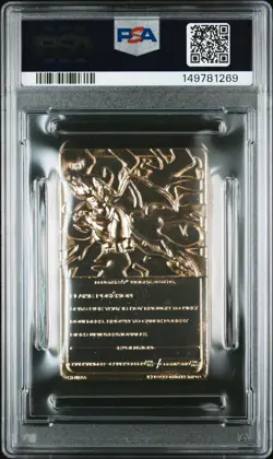 1999 BURGER KING POKEMON GOLD CARDS CHARIZARD PSA 8 - Image 2