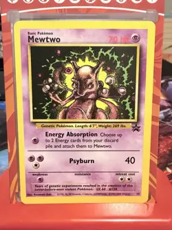 Pokemon Mewtwo TCG Black Star Promos 14 Regular Promo Card - Image 1