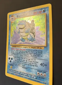 Pokemon TCG Blastoise Holo Rare Card 2/102 Base Set - Image 4