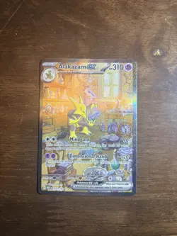 Pokemon Alakazam EX 201/165 SV Scarlet & Violet 151 Card - Image 1