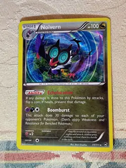 Noivern Furious Fists 77/111 Holo - Pokemon Card - LP - Image 1