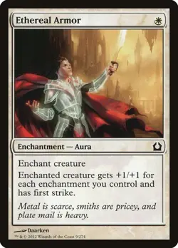 ​​Ethereal Armor NM/M Return To Ravnica White Enchantment Aura Mtg Magic English - Image 1