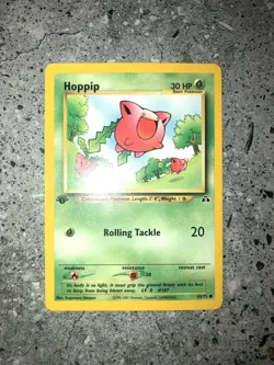 Pokemon TCG Cards 1st Edition Hoppip 55/75 Neo Discovery NM - Image 3