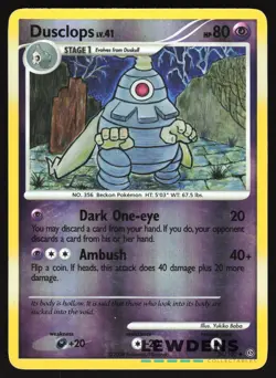 Dusclops - 34/100 - Uncommon Reverse Holo - Stormfront - Pokemon Card - MP - Image 1