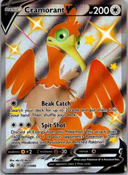 Cramorant V - Holo Promo SWSH: Sword & Shield Promo Cards SWSH086 NM - Image 1