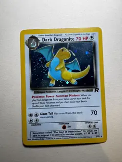 Dark Dragonite 5/82 Team Rocket Unlimited 2000 Pokemon Card Holo Rare NM LP - Image 1