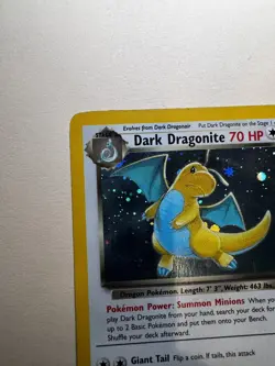 Dark Dragonite 5/82 Team Rocket Unlimited 2000 Pokemon Card Holo Rare NM LP - Image 2