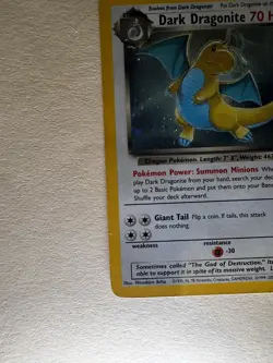 Dark Dragonite 5/82 Team Rocket Unlimited 2000 Pokemon Card Holo Rare NM LP - Image 3