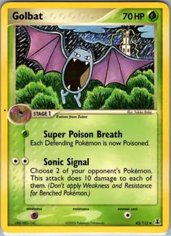 Golbat 43/113 Non Holo Delta Species - Pokemon Card - NM - Image 1