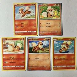 Growlithe Pokemon Card Lot x10 - XY/ Sun & Moon/Fusion Strike + Great Condition - Image 2
