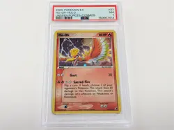 PSA 7 Ho-Oh Cosmos Holo 27/115 EX Unseen Forces 2005 Pokemon Card NM THEME DECK - Image 1