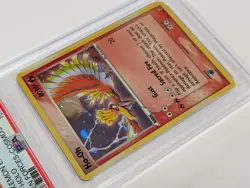 PSA 7 Ho-Oh Cosmos Holo 27/115 EX Unseen Forces 2005 Pokemon Card NM THEME DECK - Image 3