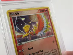 PSA 7 Ho-Oh Cosmos Holo 27/115 EX Unseen Forces 2005 Pokemon Card NM THEME DECK - Image 4