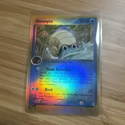 Omanyte 70/100 EX Sandstorm Reverse Holo Rare Pokemon Trading Card LP - Image 1