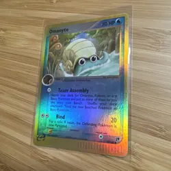 Omanyte 70/100 EX Sandstorm Reverse Holo Rare Pokemon Trading Card LP - Image 2