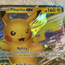 Pikachu GX SM232 JUMBO OVERSIZED Holo Mint Pokemon Card - Image 2