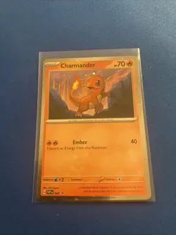 Charmander 047 - 151 Cosmos Holo Pokemon Card NM TCG - Image 1