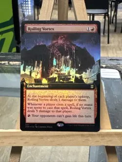 MTG *Roiling Vortex Extended Art Foil X1* (NM) Zendikar Rising Magic - Image 1