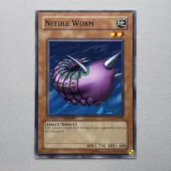 Yugioh Needle Worm GLD1-EN006 Common LP - Image 1