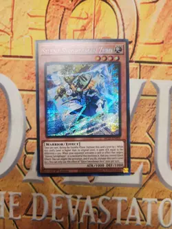 Silent Swordsman Zero MP25-EN059 Prismatic Secret Rare 1st Ed NM Yugioh - Image 1