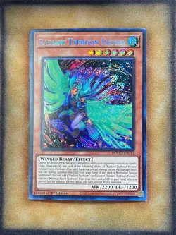Yugioh Radiant Typhoon Krosea DOOD-EN015 Secret Rare 1st Ed NM - Image 1