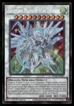 Shooting Majestic Star Dragon BLGG-EN092 Secret Rare Yu-Gi-Oh 1st Edition NM - Image 1