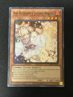 Yu-Gi-Oh Ash Blossom & Joyous Spring RA01-EN008 Super Rare 1st Edition NM - Image 3