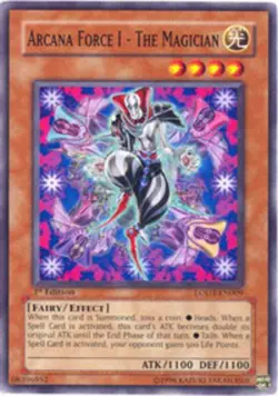 Arcana Force I - The Magician - LODT-EN009 - Common - Unlimited Edition - Damage - Image 1
