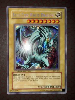 Yu-Gi-Oh! Blue-Eyes White Dragon -BPT-003- Secret Rare- Limited Edition LP! - Image 2