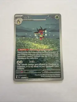 Pokemon Ledian Holo Card Stellar Crown Series 144/142 SV07 NM - Image 1