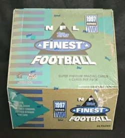 1997 Topps Finest NFL Football Series 2 Factory Sealed Box! - Image 1