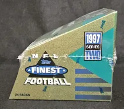 1997 Topps Finest NFL Football Series 2 Factory Sealed Box! - Image 4