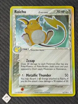 Raichu 15/110 - Holon Phantoms Holo Rare Pokemon TCG LP - Image 1