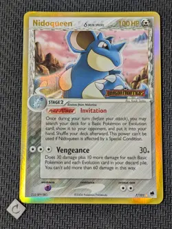 Nidoqueen 7/101 - EX Dragon Frontiers Stamped Reverse Holo Pokemon TCG LP - Image 1