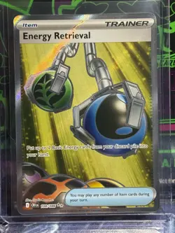 Pokemon TCG Energy Retrieval 108/086 CR1en Secret Rare Full Art Foil ENG 2016 - Image 1