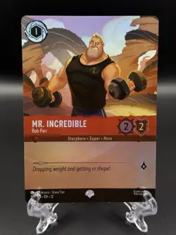 Mr. Incredible Bob Parr 215/204 Epic Holofoil Wilds Unknown NM Disney Lorcana - Image 1